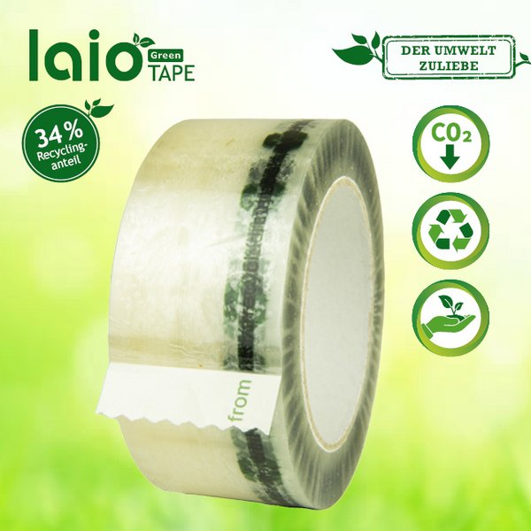 laio® GREEN TAPE 478, 75 mm x 66 m