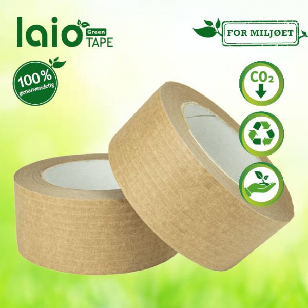 laio® GREEN TAPE 386 Papirtape, 50mm x 50m