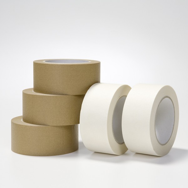 Papirtape, brun, 25 mm x 50 m