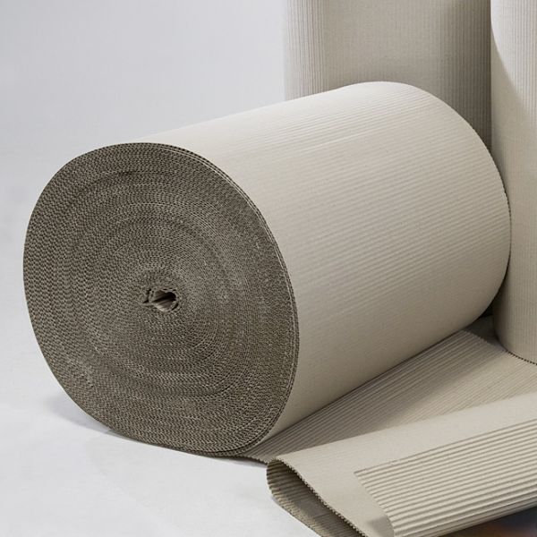 Bølgepap, grov, FEFCO 0100, 80 g/m², rulle: 120 cm x 70 m